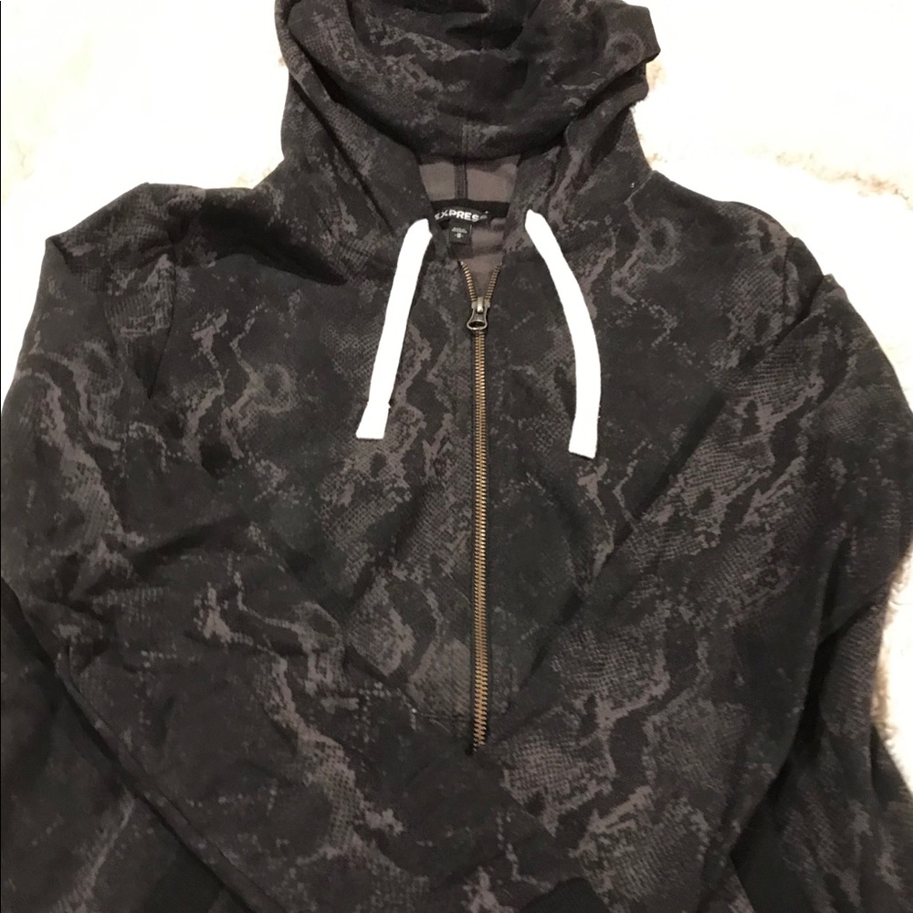 Express snakeskin hoodie